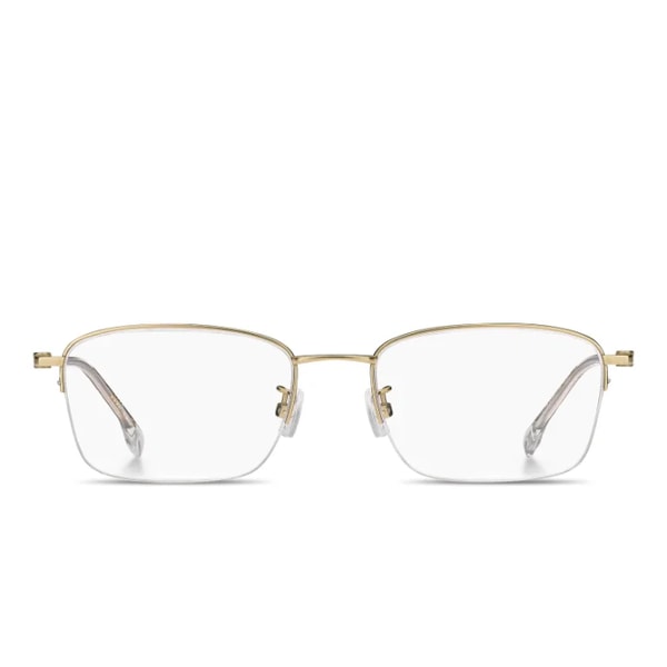 Hugo Boss Engraved Logo Half-Rim Rectangle Eyeglasses Review