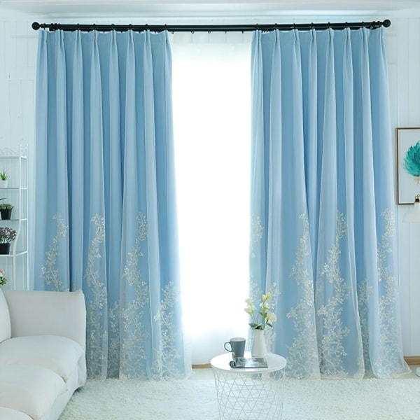 Dolcewe Maeve Two-Layer Floral Soundproof Black Out Curtain Reviews