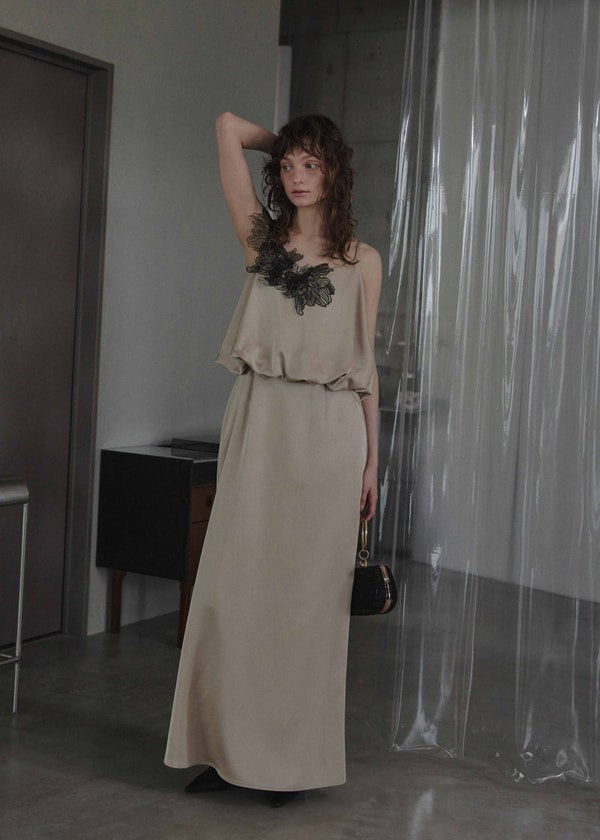 Dorry Doll Lace motif balloon hem dress レビュー