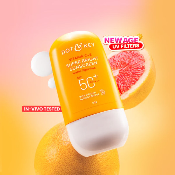 Dot & Key Vitamin C + E Sunscreen SPF 50+ PA++++ समीक्षा