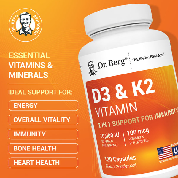 Dr. Berg D3 & K2 Vitamin Review