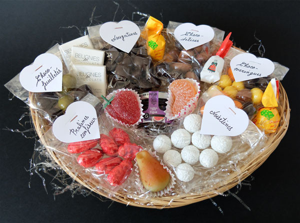 Drag&eacute;es & Chocolats Panier Garni Sucr&eacute; Avis