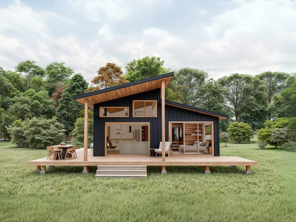 Dream Home Plans Redwood Frame Cabin Review