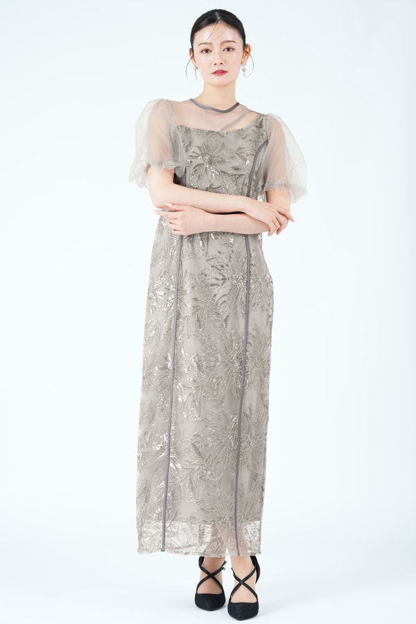 Dress Consign LEJA アシンメトリーカット花刺繍グレードレス レビュー