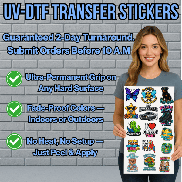 DTF MIAMI PRINTS UV Sticker Build Review