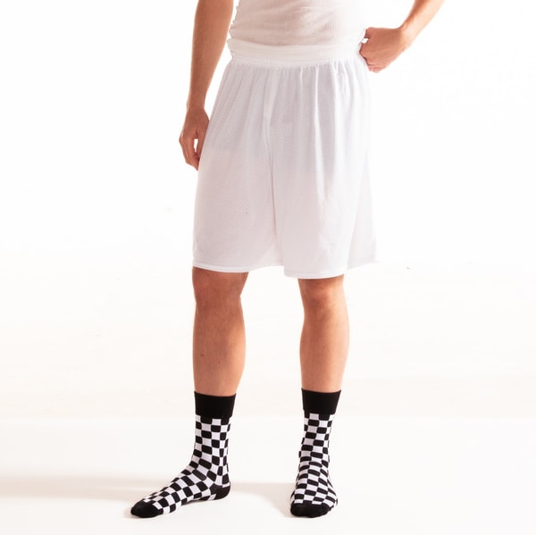 Dude. Your Team Socks. Black + White Checkered Socks Review