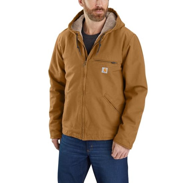 Dungarees Carhartt 104392 - Washed Duck Jacket - Sherpa Lined Review