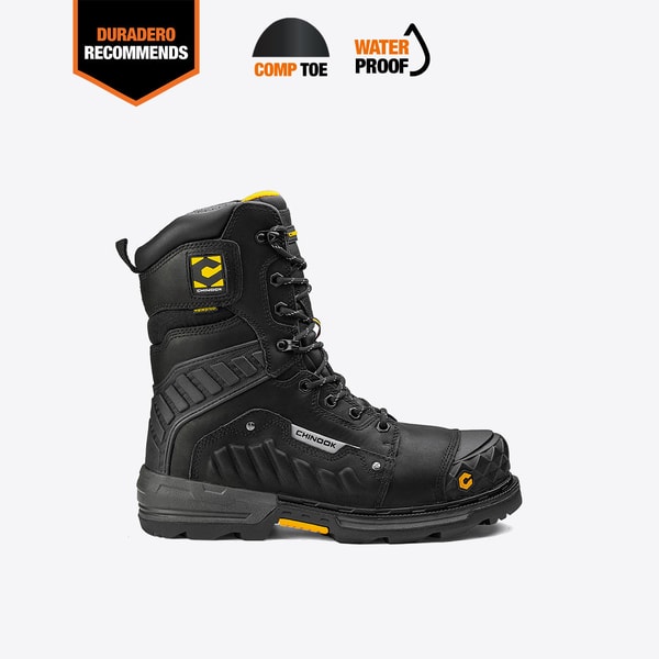 Duradero Scorpion 9" Composite Toe Waterproof Work Boot - Black Review