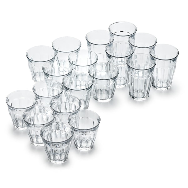 Duralex Glassware Review: Duralex Glassware Le Picardie 18-Piece Clear Glass Set Reviews