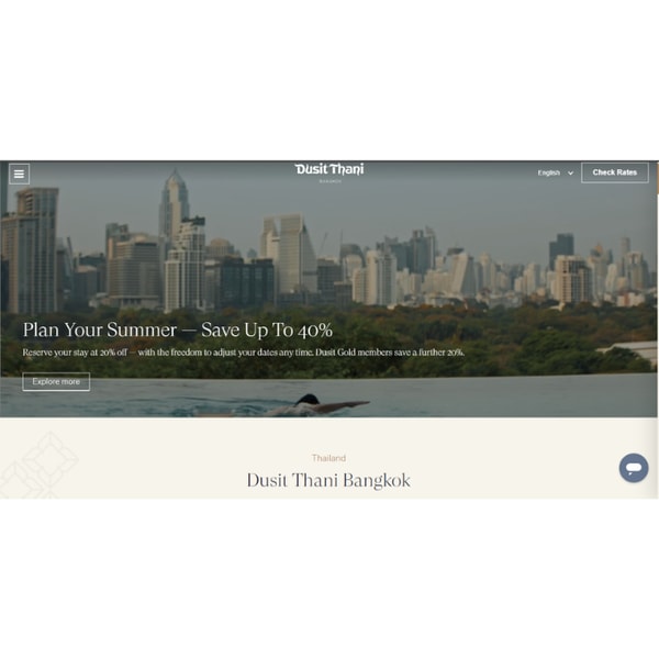 Dusit Hotels & Resorts Thani Bangkok รีวิว