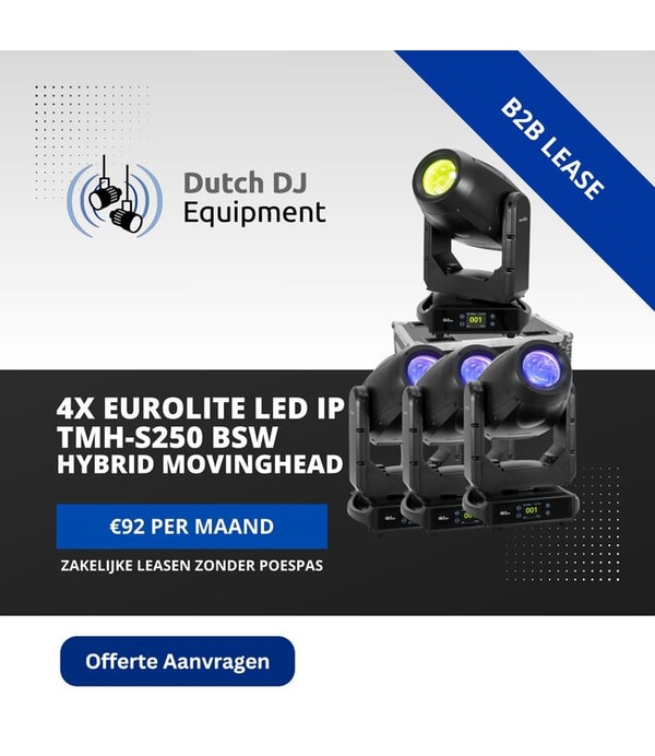 Dutch DJ Equipment JB Systems Rival Spot 300 watt LED IP65 Movinghead Review
