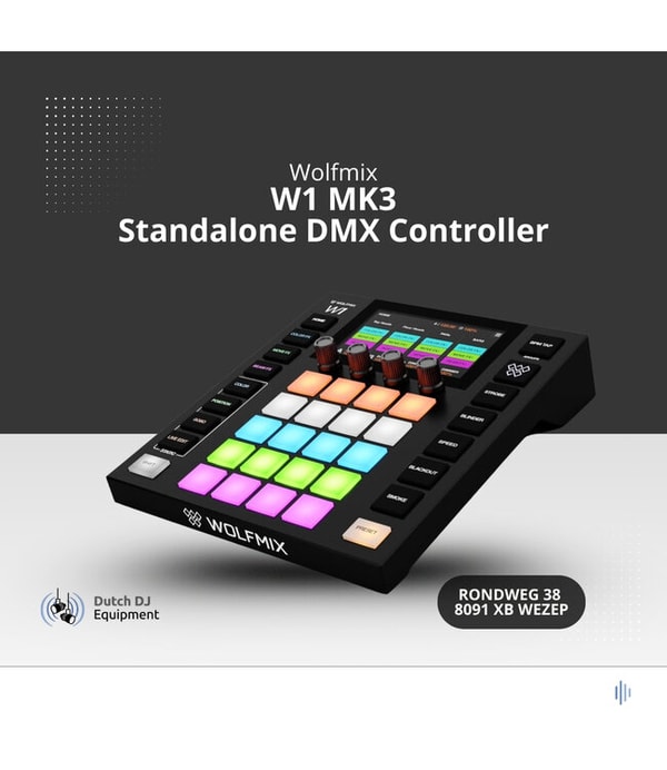 Dutch DJ Equipment Wolfmix W1 MK3 Standalone DMX Controller Review