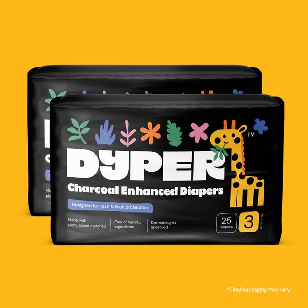 Dyper Charcoal Diaper Multi-Pack Review