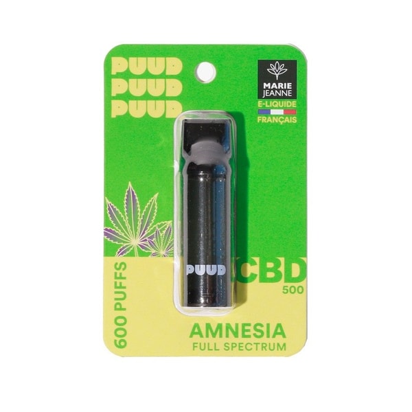 E-Liquide CBD Cartouche PUUD Amnesia Full Spectrum Avis
