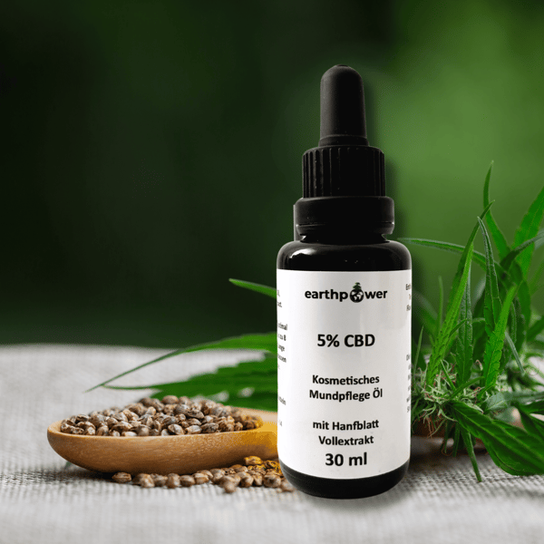 Earthpower Kosmetisches CBD Mundpflege&ouml;l 5% Bewertung