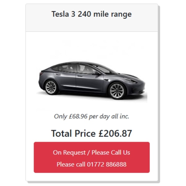 Easirent Tesla 3 Review