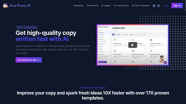 Overview of Easy-Peasy.AI