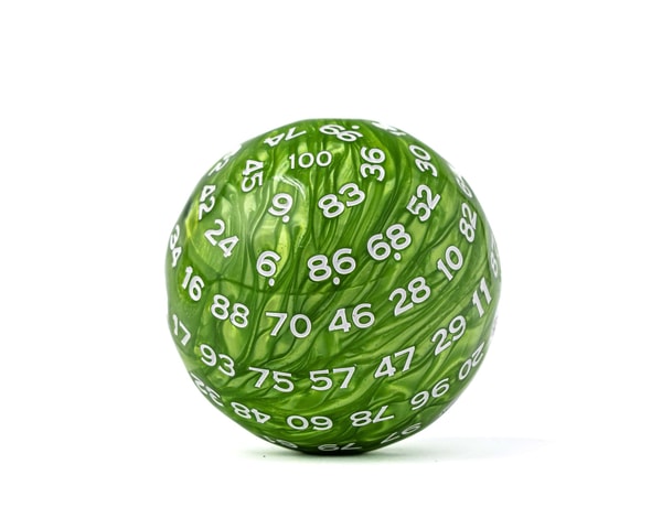 Easy Roller Dice D100 Acid Bath Dice Review