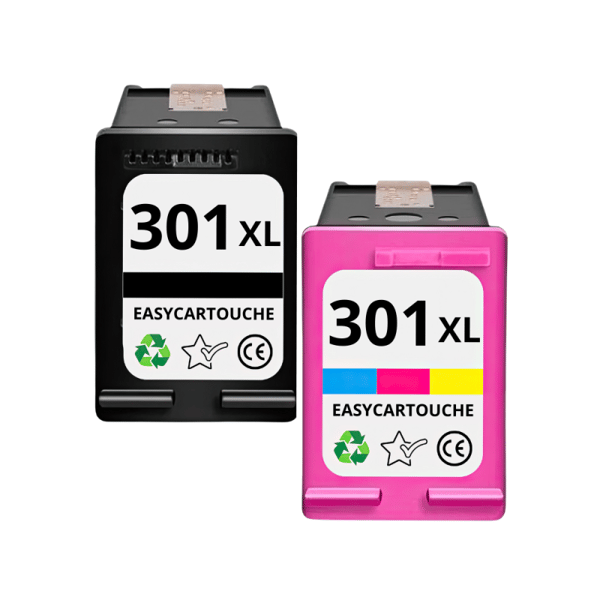 EasyCartouche Pack 2 cartouches compatible avec HP 301 XL noir et couleur Avis