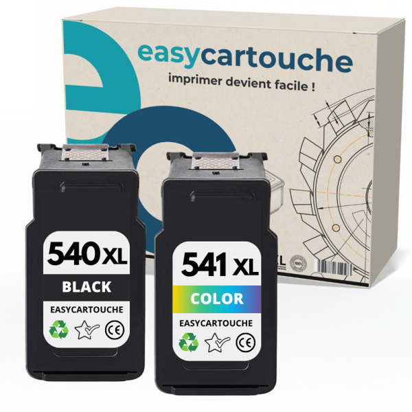 EasyCartouche Pack compatible Canon PG-540 XL / CL-541 XL &ndash; Noir & Couleur &ndash; Haute capacit&eacute; Avis