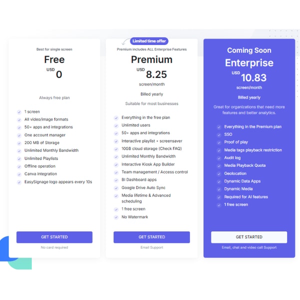 EasySignage Free Plan Review