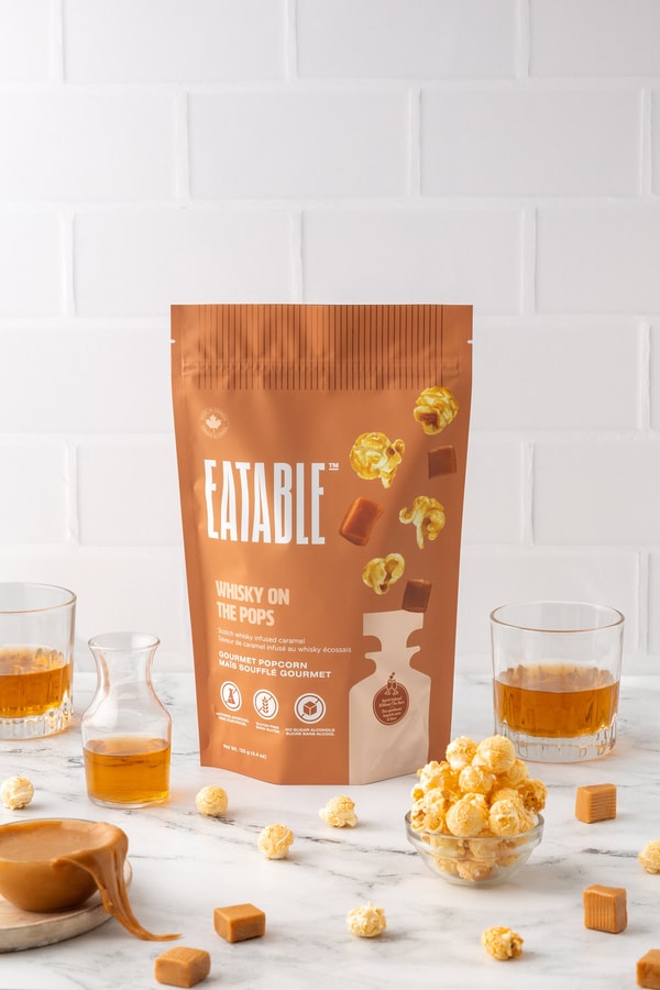 EATABLE Whisky on the Pops (125g) Scotch Infused Caramel Popcorn Reviews