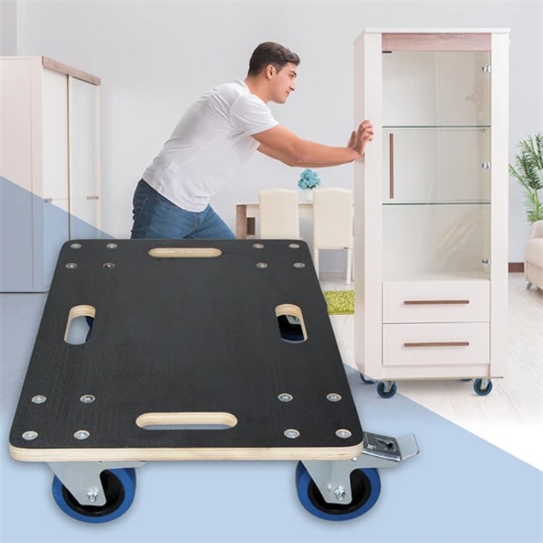 ECD Germany Rollbrett M&ouml;belroller 40 x 60 cm aus Multiplex Traglast 800 kg Bewertung