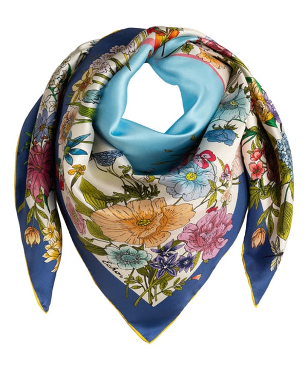 Echo New York Summer Bounty 35" Silk Square Scarf Review