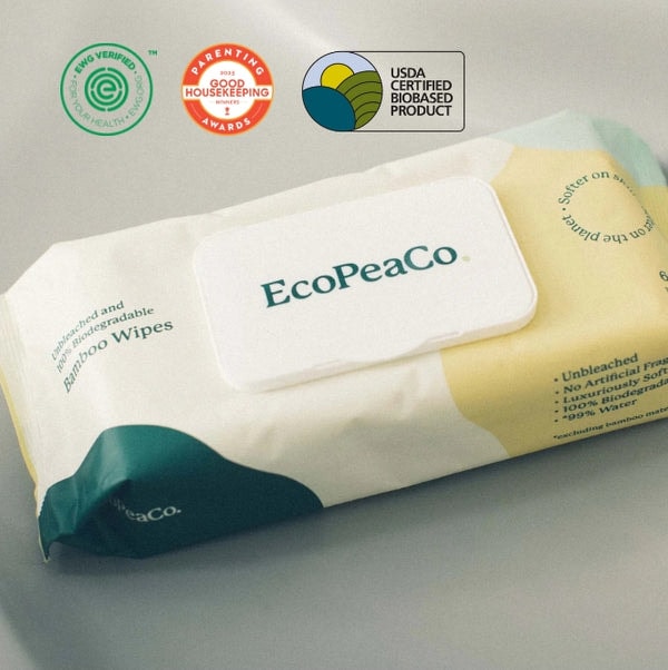 Eco Pea Co. Unbleached Bamboo Baby Wipes Review