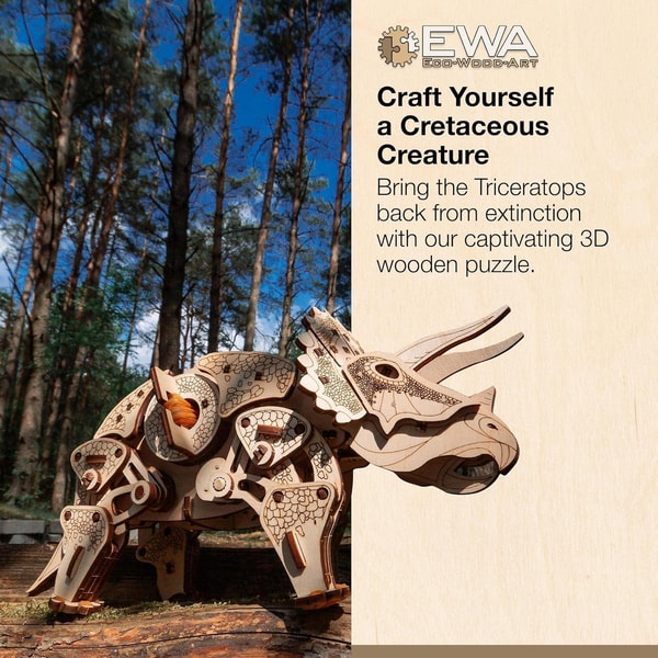 Eco Wood Art Triceratops Review