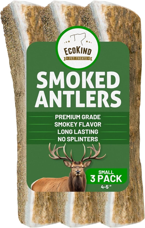 EcoKind Pet Treats Smoked Elk Antler Chews Review