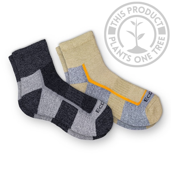 EcoSox Diabetic Non-Binding Bamboo Light Hiking Quarter Socks Review