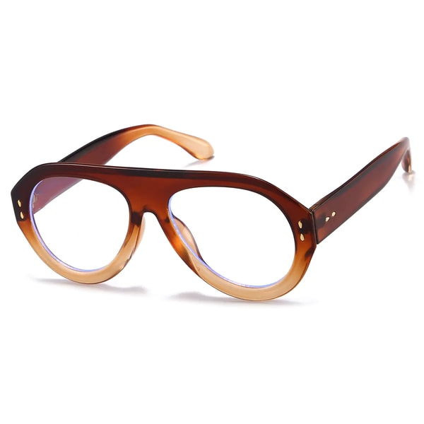 EFE Glasses Aviator Light Brown Eyeglasses Review