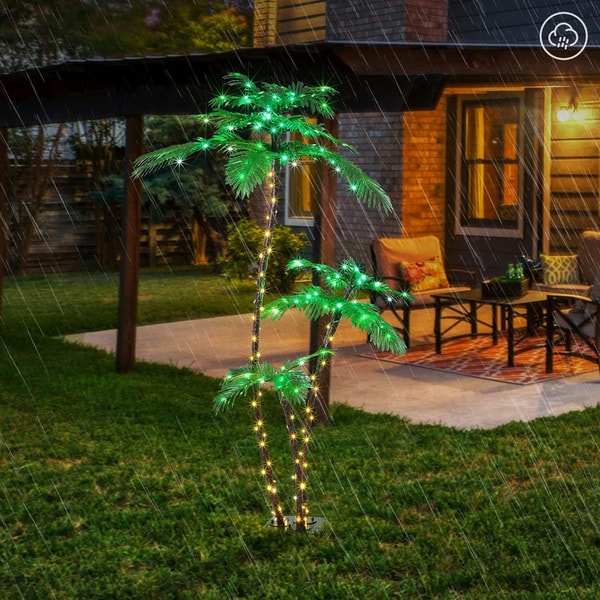 Ehomeinc.com LIGHTSHARE 6FT 3-Trunk Lighted Palm Tree Review