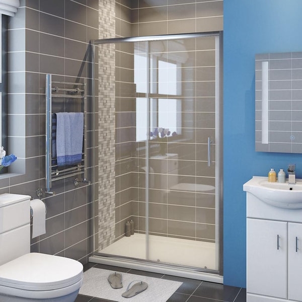 Elegant Showers 2 Panel Sliding Shower Screen Enclosure Door Reviews
