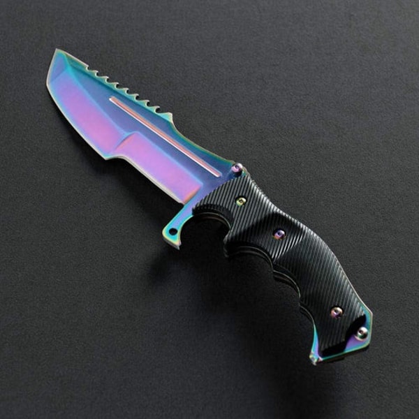 Elemental Knives Rainbow Fade Huntsman Knife Review