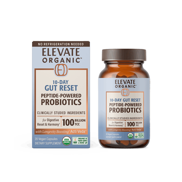 Elevate Organic 10-Day Gut Reset Probiotic Capsules Review
