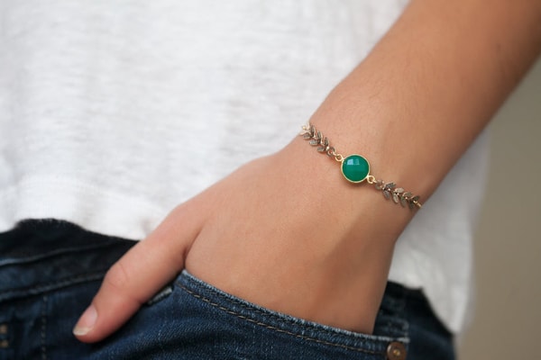 Elise & Moi Bracelet &eacute;pi de bl&eacute; plaqu&eacute; or Avis