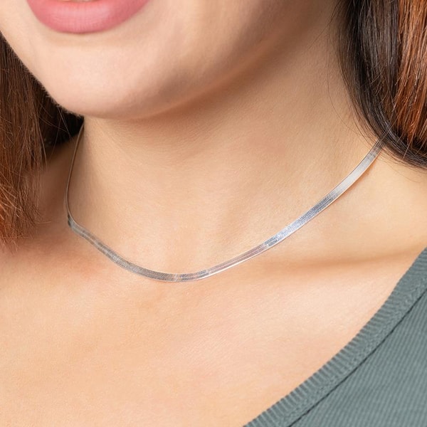 Elise & Moi Collier maille serpentine argent avis