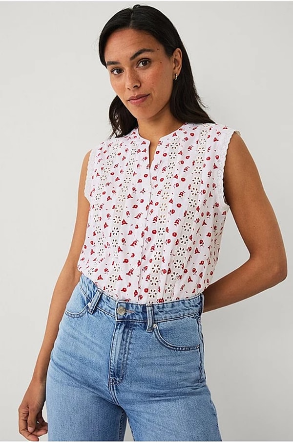 Ellos Bluse mit Spitzendetails Bewertung