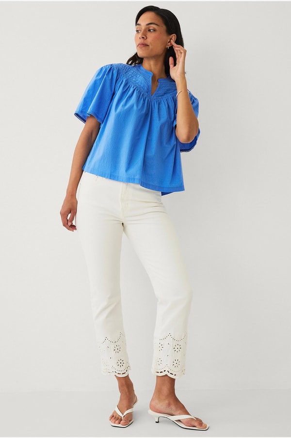 Ellos Bluse mit Spitzendetails Bewertung