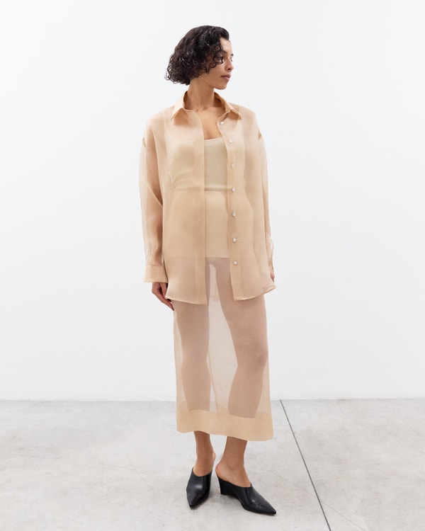 ELY ELY IONA Oversize Organza Shirt Review