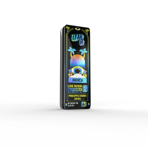 Elyxr Live Rosin THC-A & THC-P Disposable Reviews