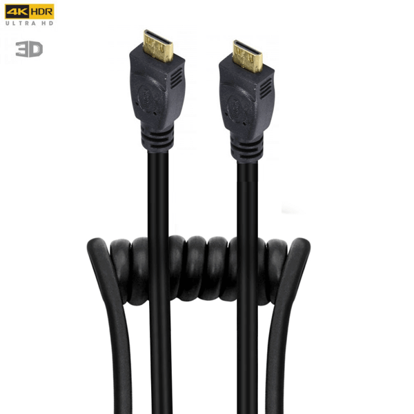 eMania Cabo Espiral Mini-HDMI x Mini-HDMI 2.0 4K HD de 25cm Review