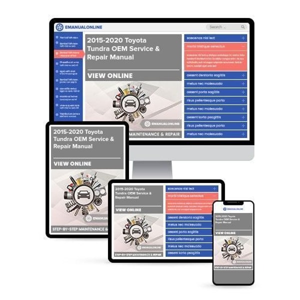 eManualOnline Toyota Tundra OEM Manual Review