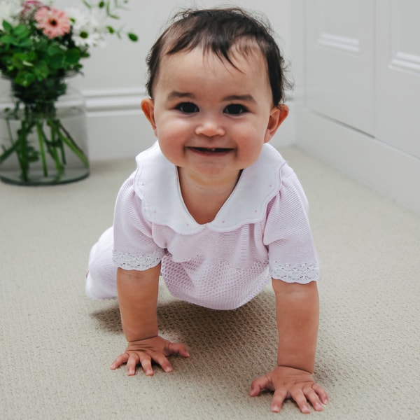 Emile et Rose Laura Girls Pink Cotton Knit Top & Shorts Set Review