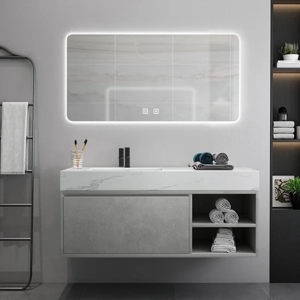 Hernest Furniture Review: Hernest Furniture Émilie Modern Marble Floating Bathroom Vanity Reviews