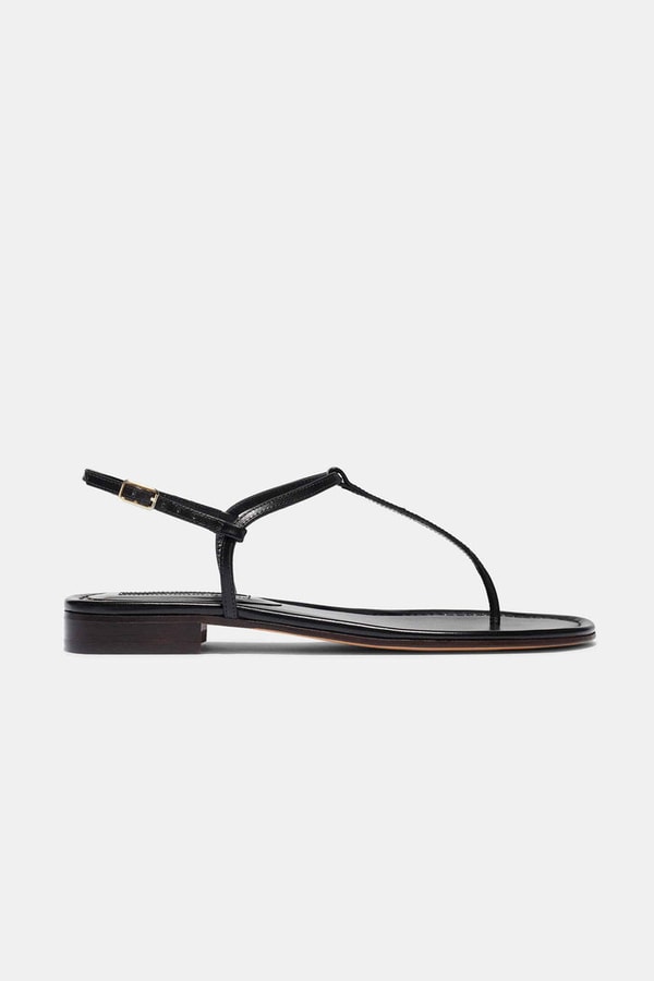 Emme Parsons Cecilia T-Strap Sandal in Black Calfskin Review