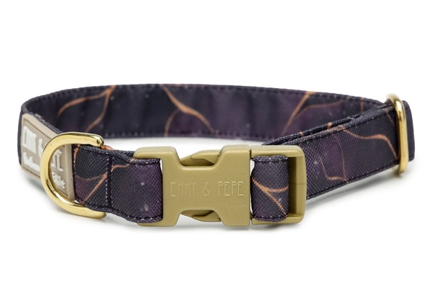 EMMY & PEPE Hundehalsband Golden Plum Bewertung