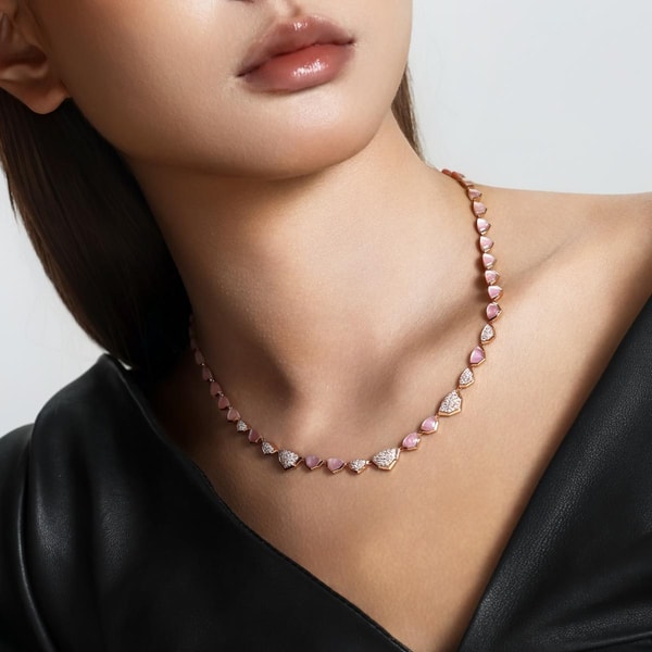EMPHASIS Jewellery 18K Rose Gold Necklace Reviews